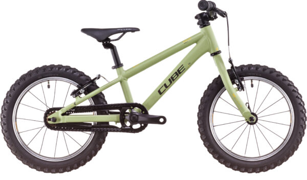 BICICLETA CUBE ACID 160 LIGHTOLIVE ORANGE 2025 roti 16"