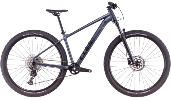 BICICLETA CUBE ATTENTION PRO METALLICGREY BLACK 2025 cadru XL (22") - roti 29"