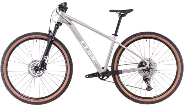 BICICLETA CUBE ATTENTION PRO SWITCHGREY WHITE 2025 cadru XXL (24") - roti 29" - imagine 5