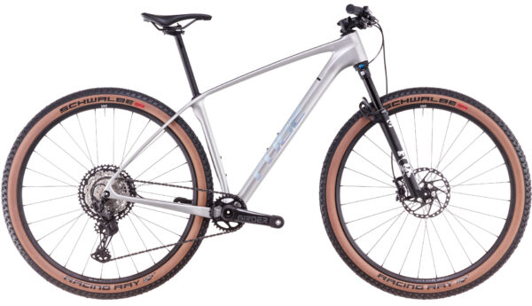 BICICLETA CUBE REACTION C:62 RACE SLEEKGREY PRISM 2025 cadru L (19") - roti 29"