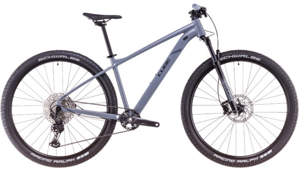 BICICLETA CUBE REACTION PRO SMOKE BLACK 2025 cadru XXL (24") - roti 29"